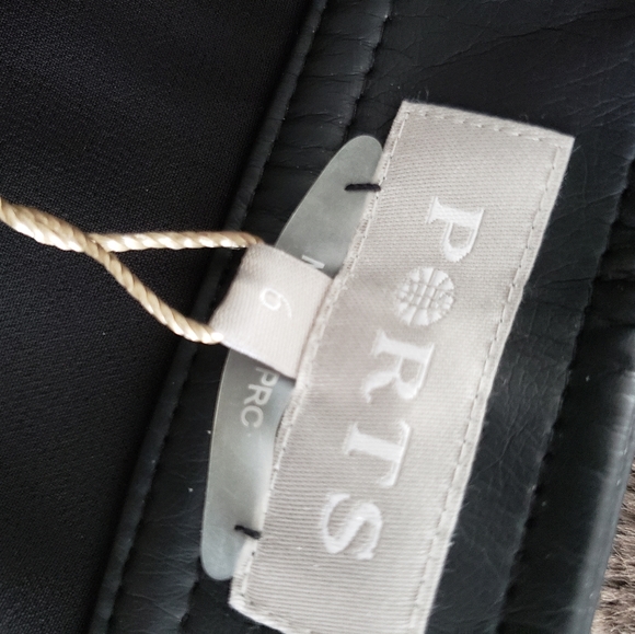 Ports skirt with leather trim - Picture 2 of 3